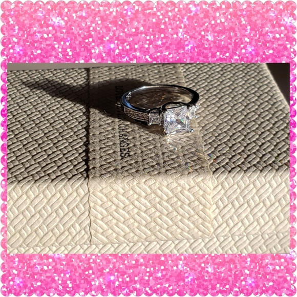 ⭐⭐FLASH SALE⭐⭐❤14K White Gold Filled Sapphire❤ - Picture 3 of 3